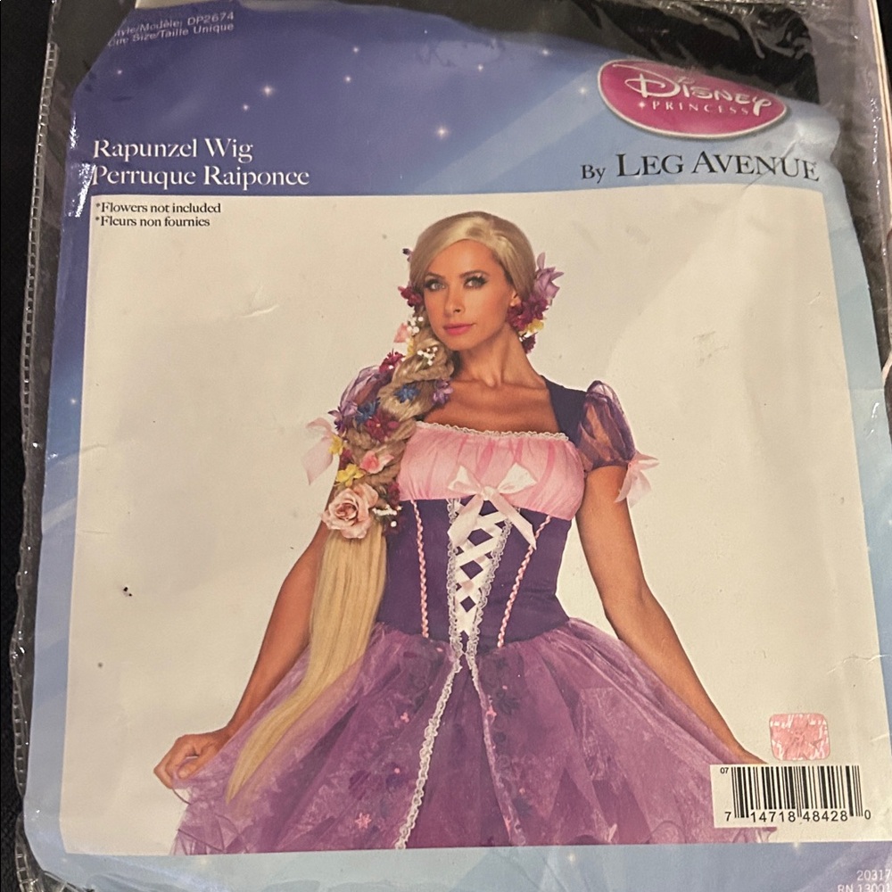 Rapunzel Disney Adult Long Blond Wig